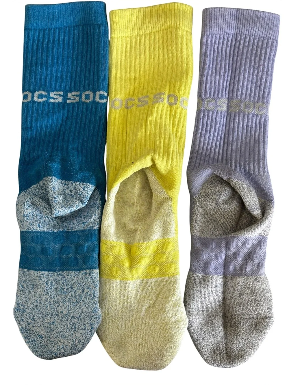 Crocs Socks Crew 3 Pairs SZ M